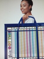 Deluxe Bulletin Board Storage Blue