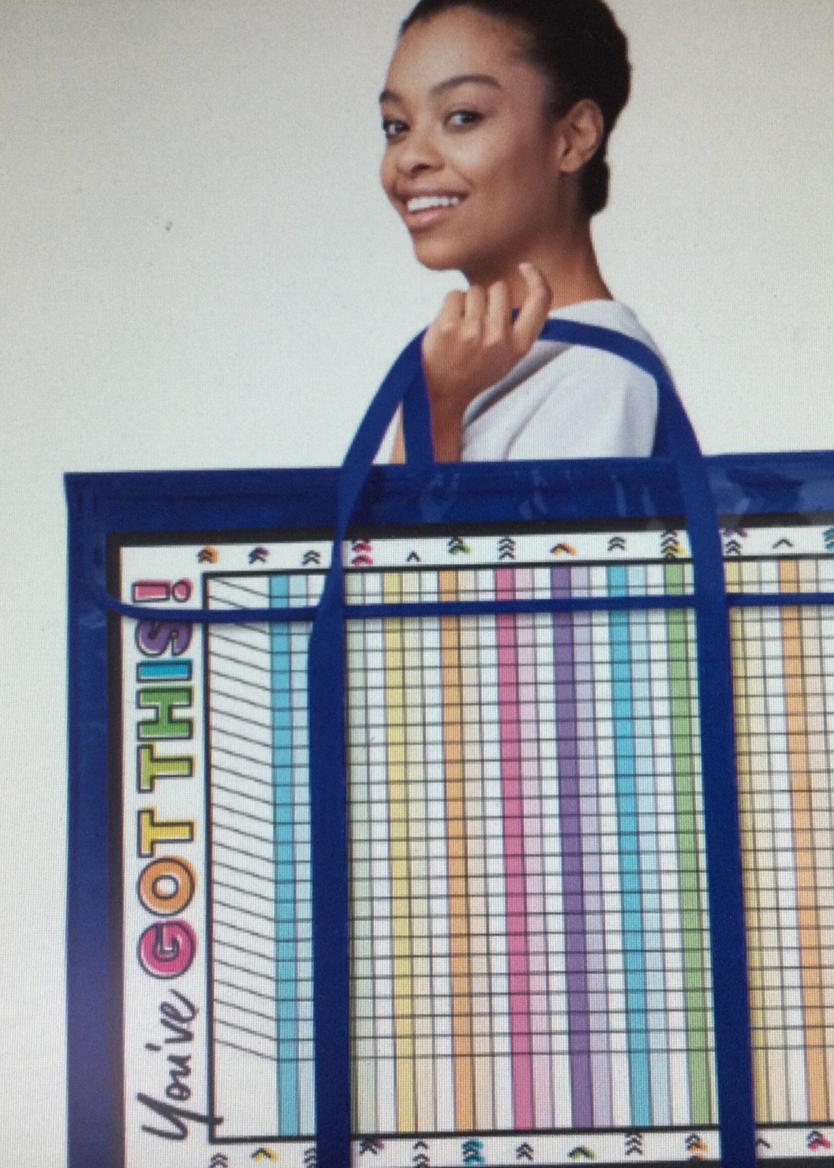 Deluxe Bulletin Board Storage Blue