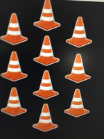Under Construction Cones Cutout 30pc