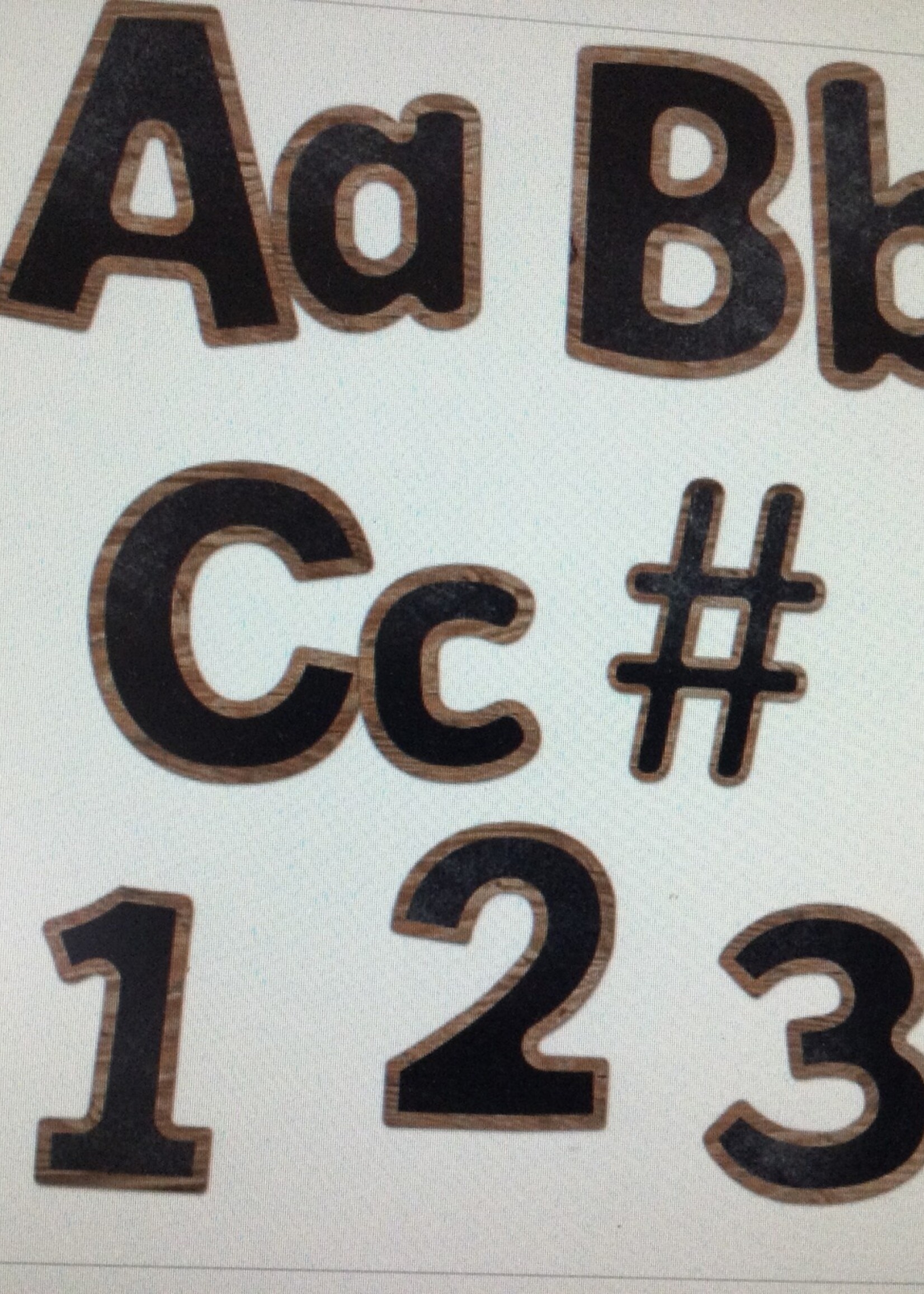Schoolgirl Style Industrial Cafe 4" Letters 210pc