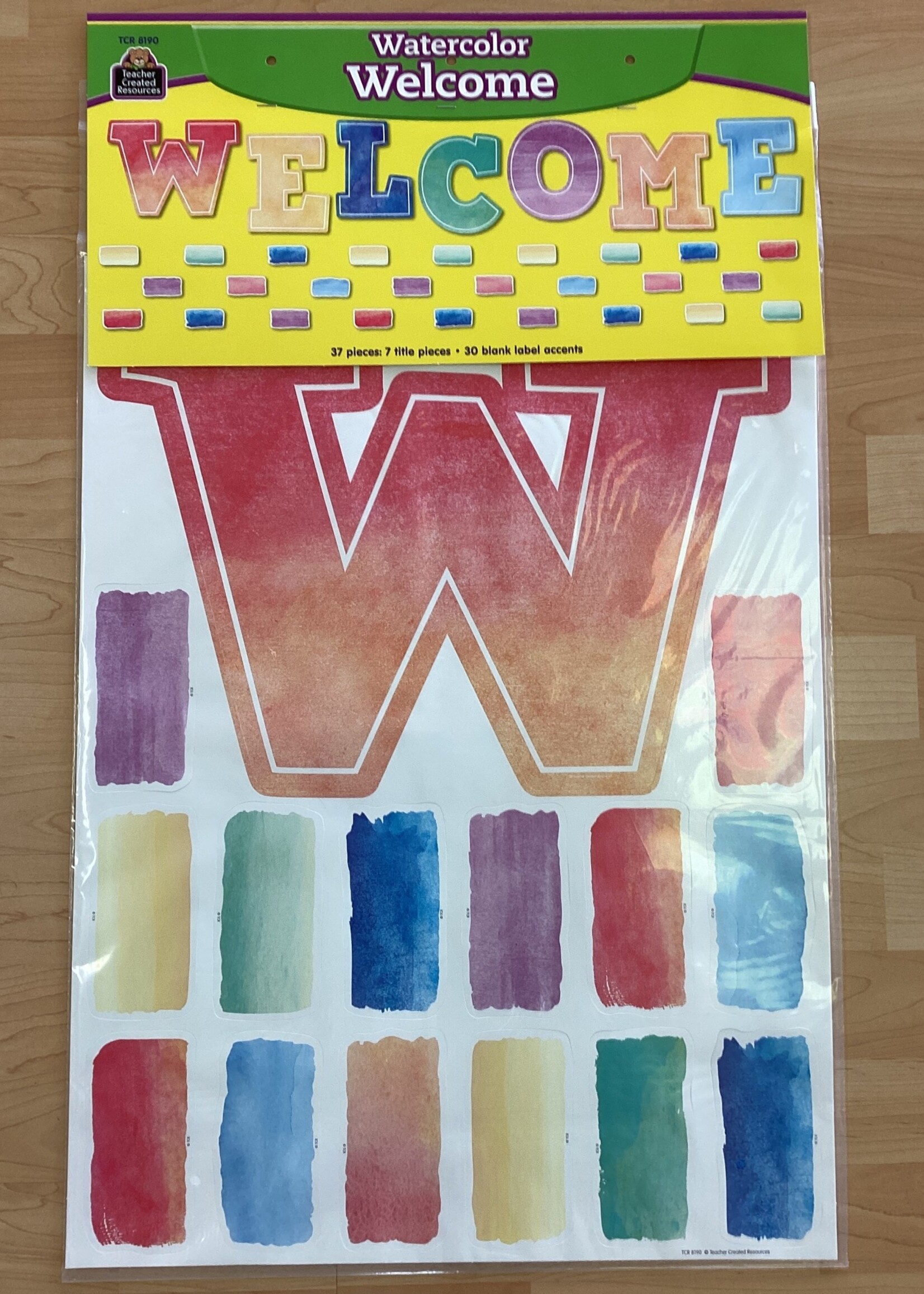 Watercolor Welcome Bulletin Board Set