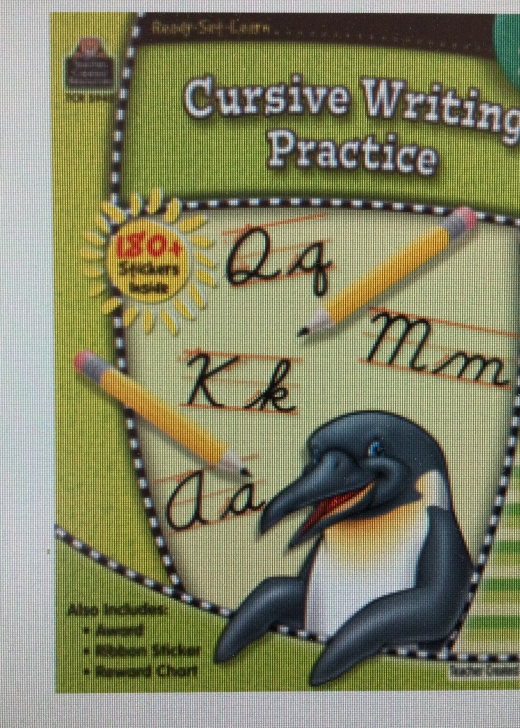 Ready Set Learn Cursive Writing Practice Gr 2-3