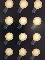 Light Bulbs Mini Cutouts 36pc