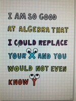 I Am So Good At Algebra Poster