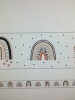 Schoolgirl Style Boho Rainbows Border