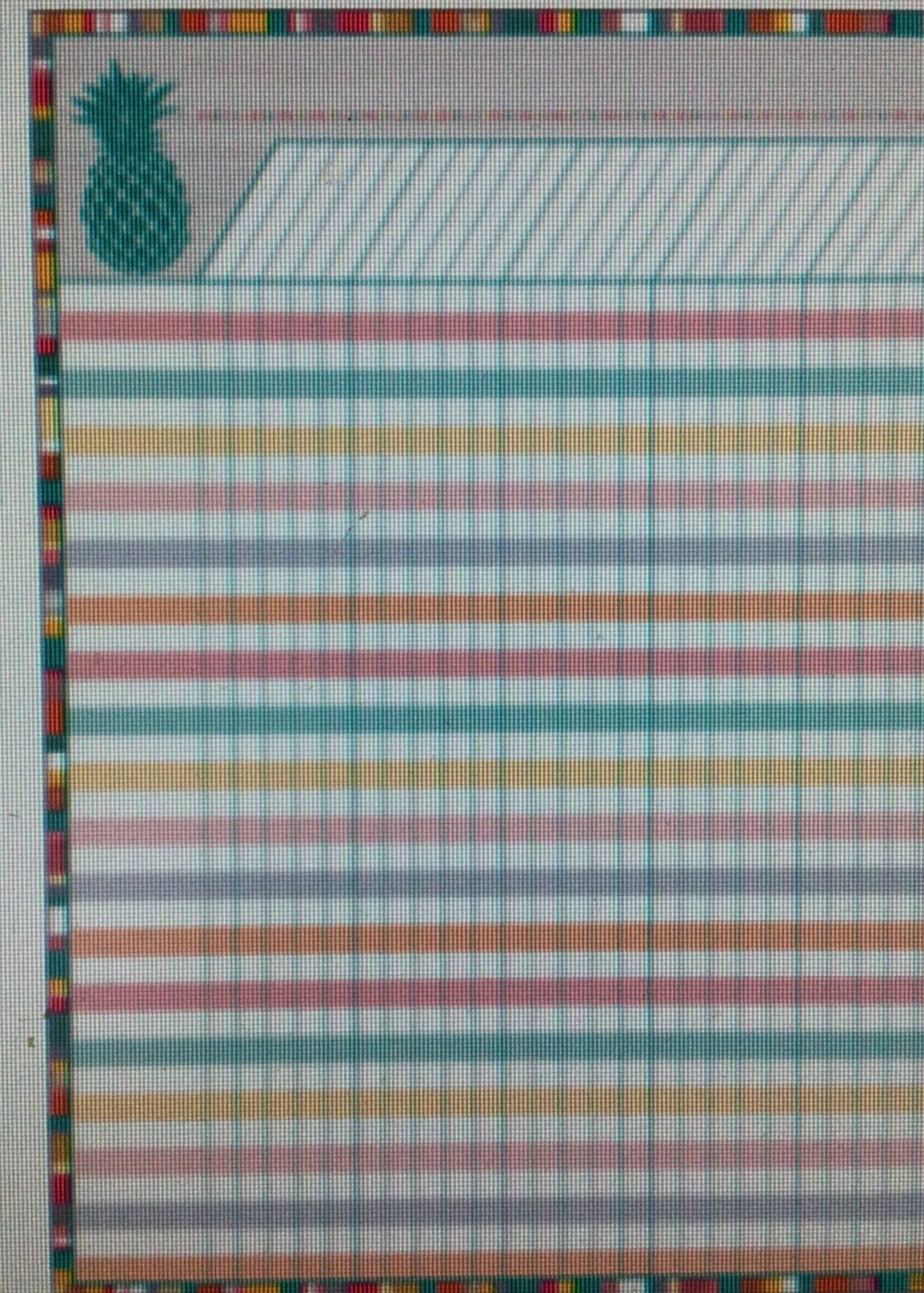 Tropical Punch Incentive Chart