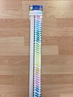 Creatively Inspired Watercolor Chevon Straight Bulletin Board Borders 36'