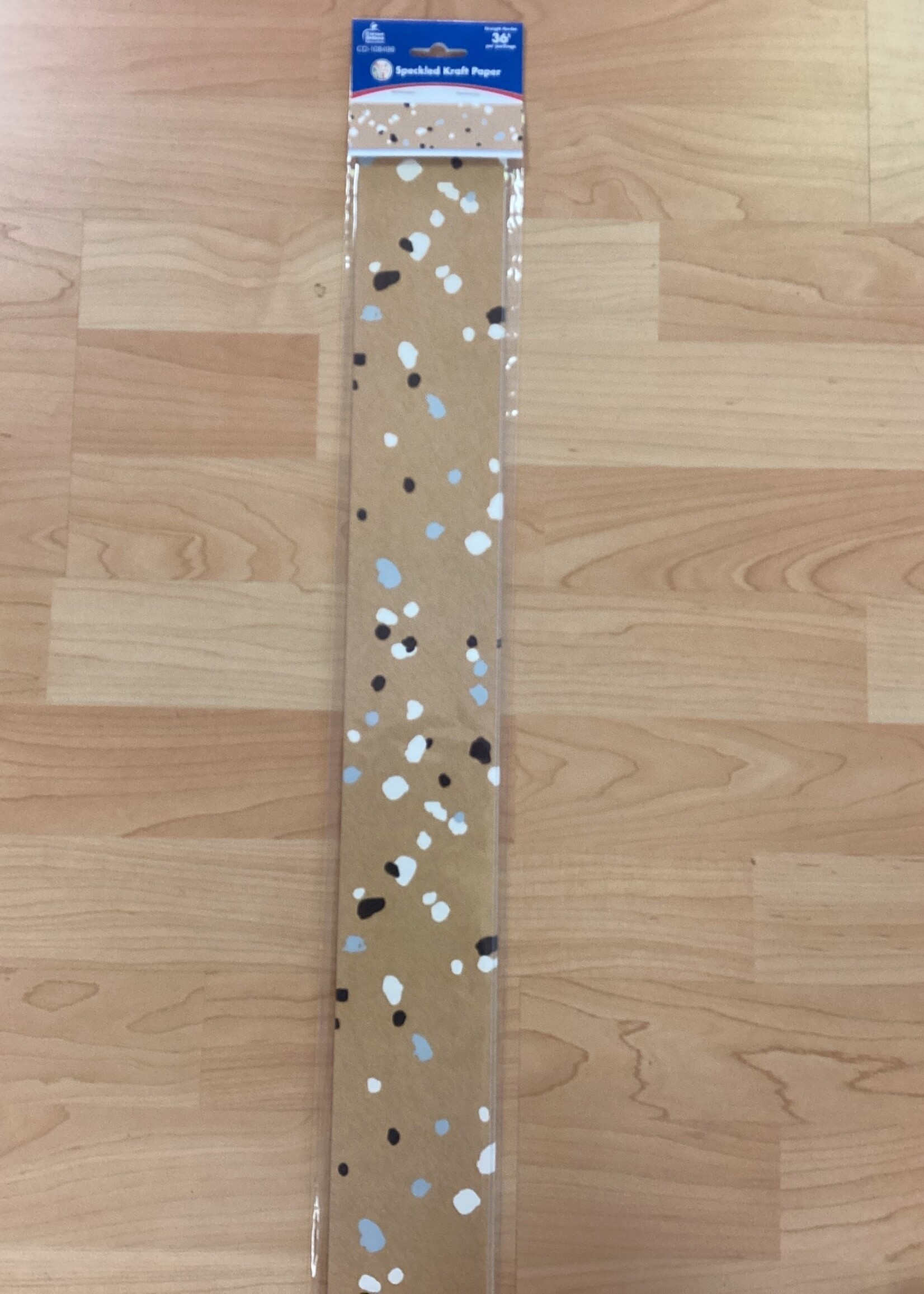 We Belong Speckled Kraft Paper Bulletin Board Border 36'