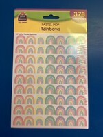 Pastel Pop Rainbows Stickers