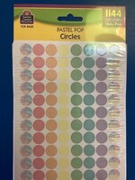 Pastel Pop Circles Stickers