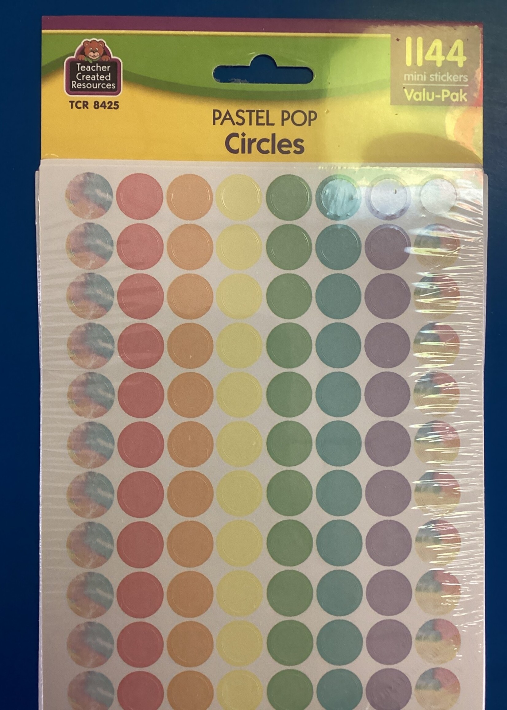 Pastel Pop Circles Stickers (1144)