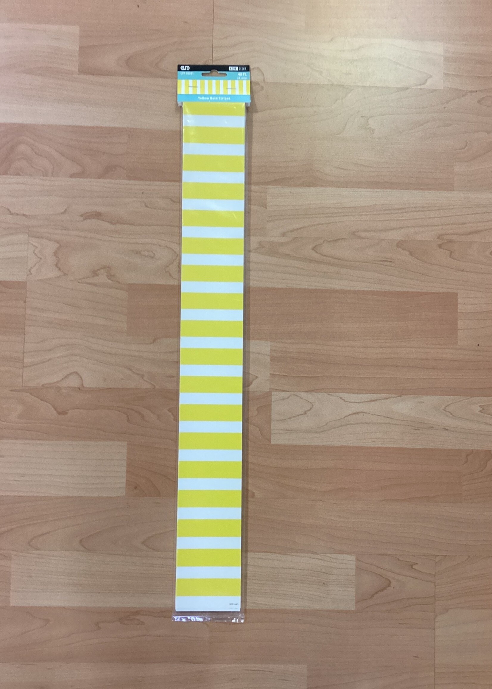 Yellow Bold Stripes EZ Border 48'