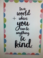 In a World Where You Can Be Anything Poster