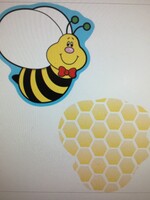 Bee Mini Cutouts 36pc