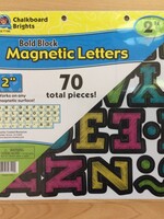Chalkboard Brights 2" Magnetic Letters 70pc