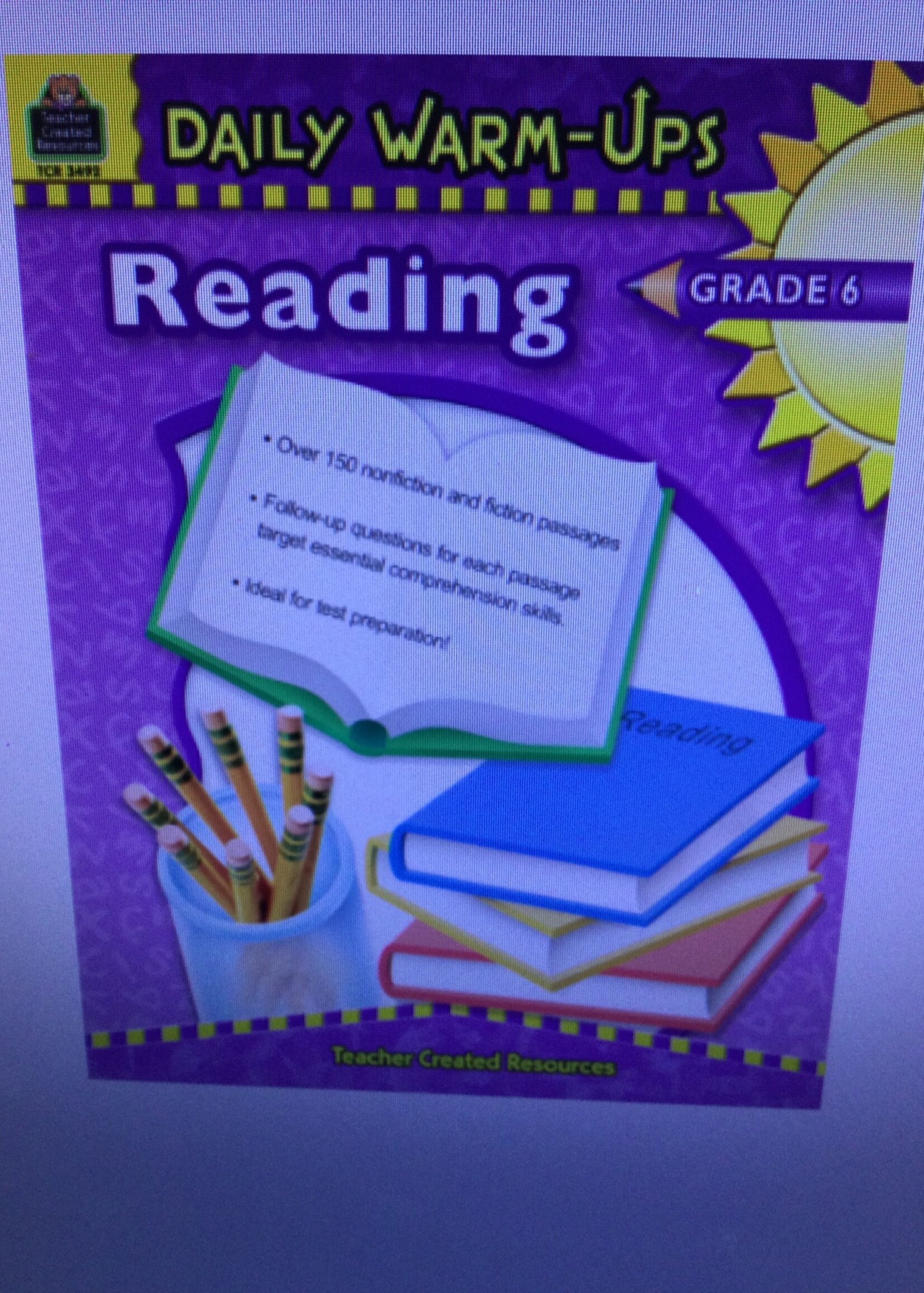 Daily Warm Ups Reading  6