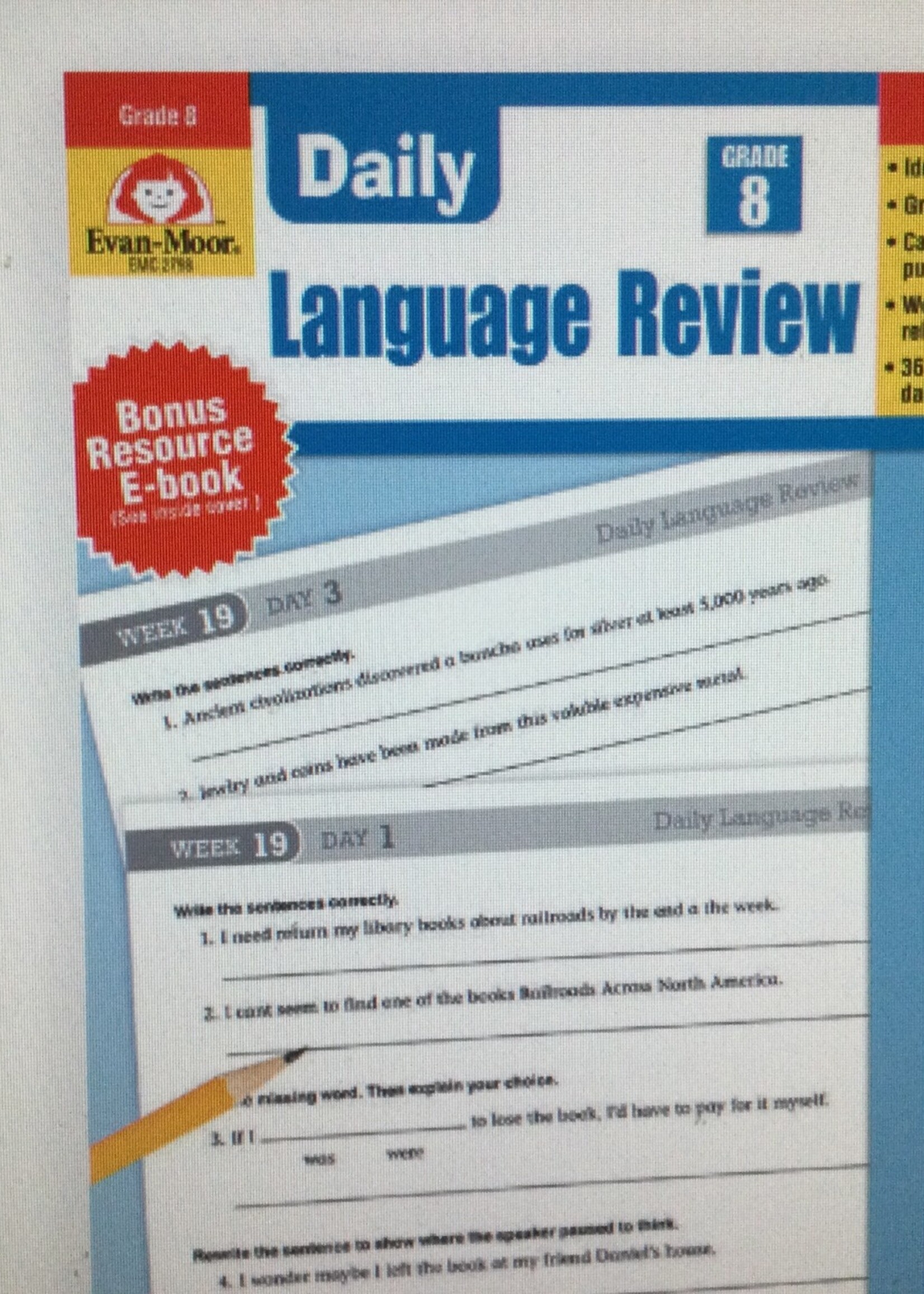 Daily Language Review Gr 8