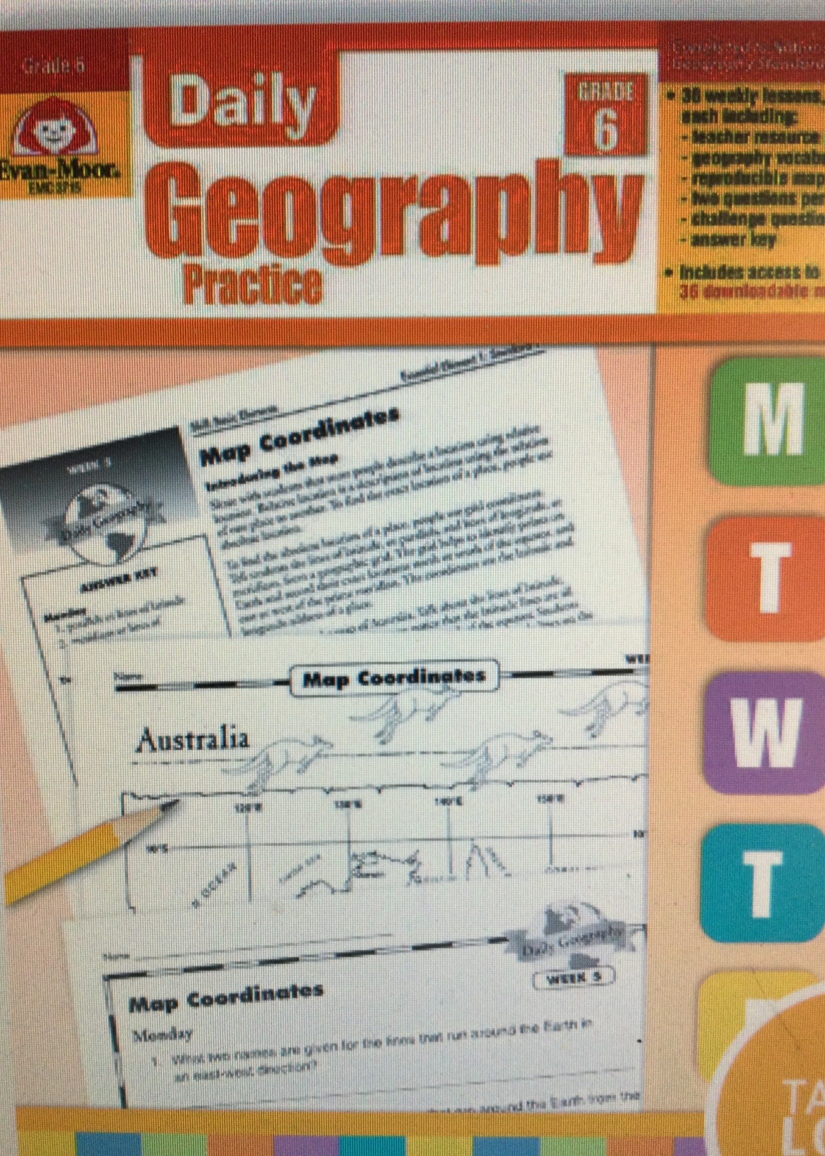 Daily Geography Practice Gr 6