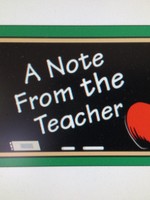 A Note From the Teacher Postcard 30pk