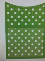 Lime Polka Dots Magnetic Storage