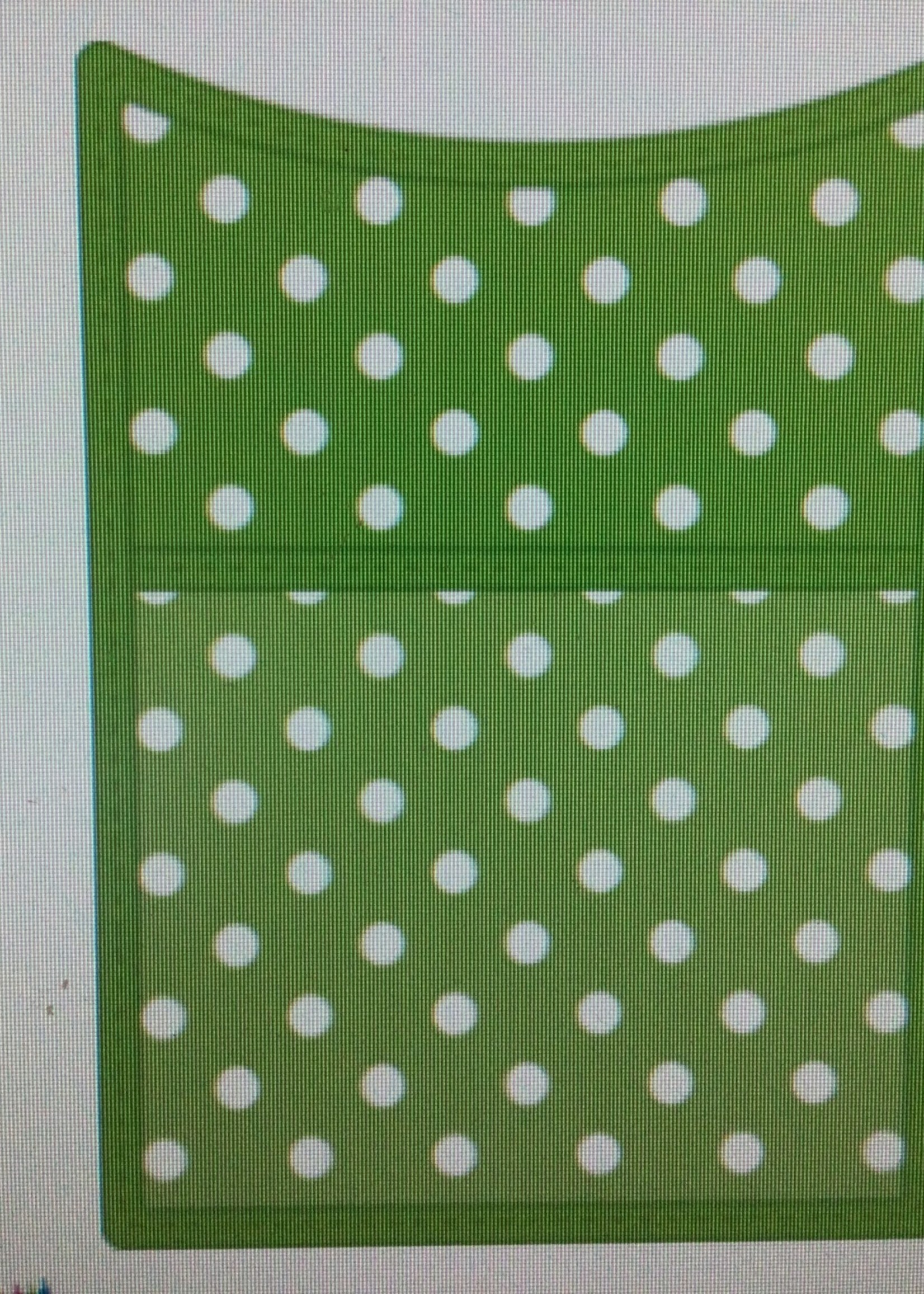 Lime Polka Dots Magnetic Storage