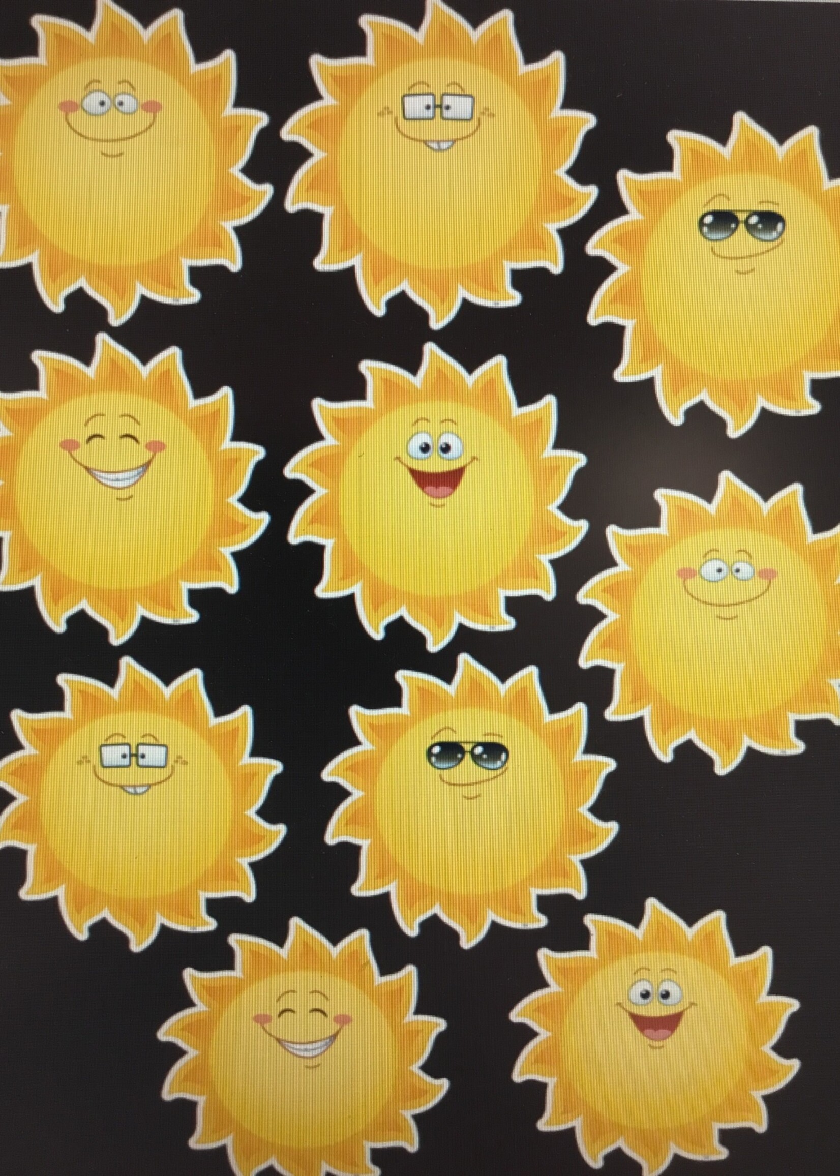 Happy Suns Cutouts 30pc
