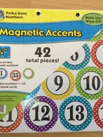 Polka Dots Magnetic Numbers 42pc