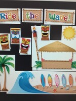 Surf's Up Bulletin Board Set
