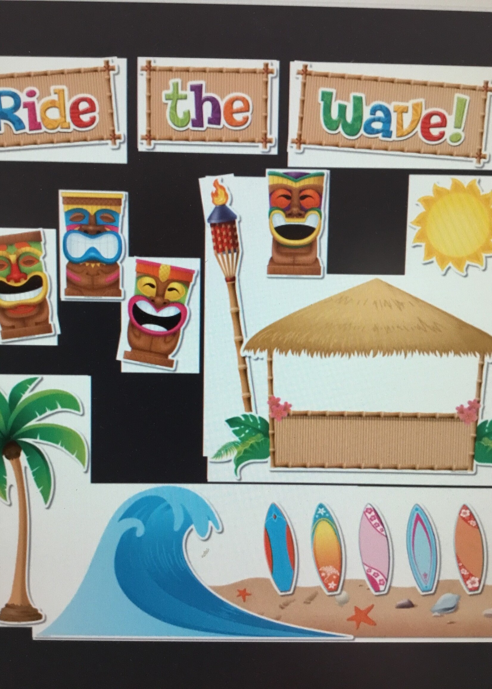 Surf's Up Bulletin Board Set