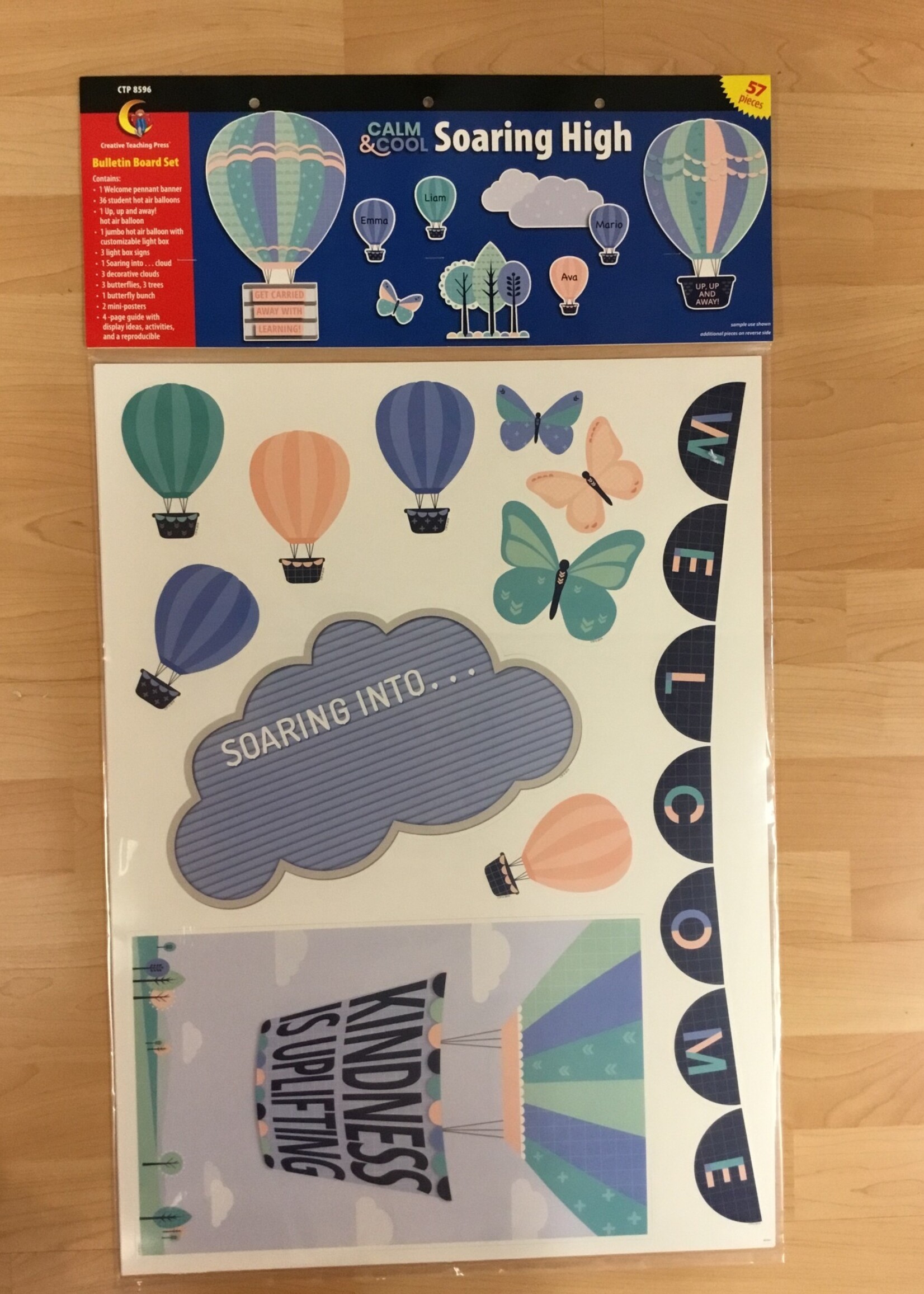 Calm & Cool Soaring High Bulletin Board Set