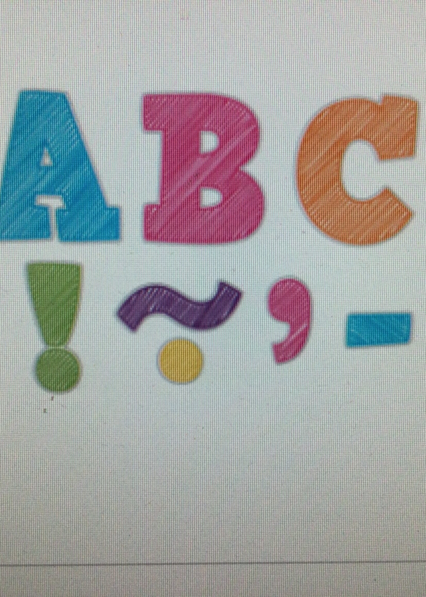 Scribble 3" Magnetic Letters
