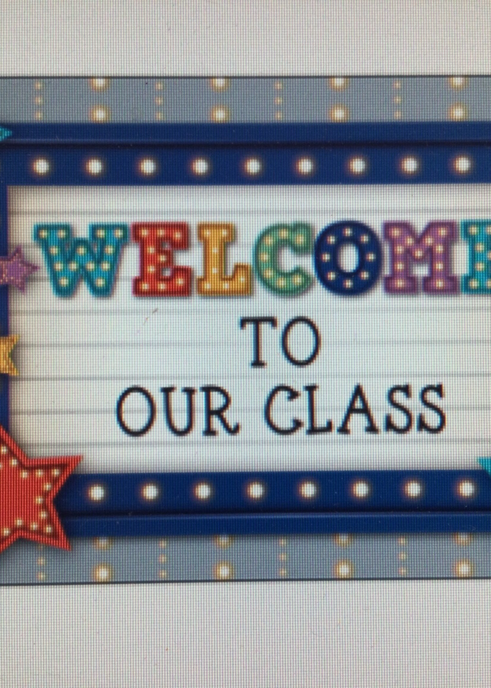 Marquee Welcome Postcards