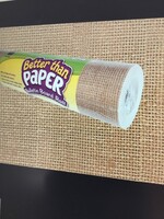 Burlap Better Than Paper 4x12