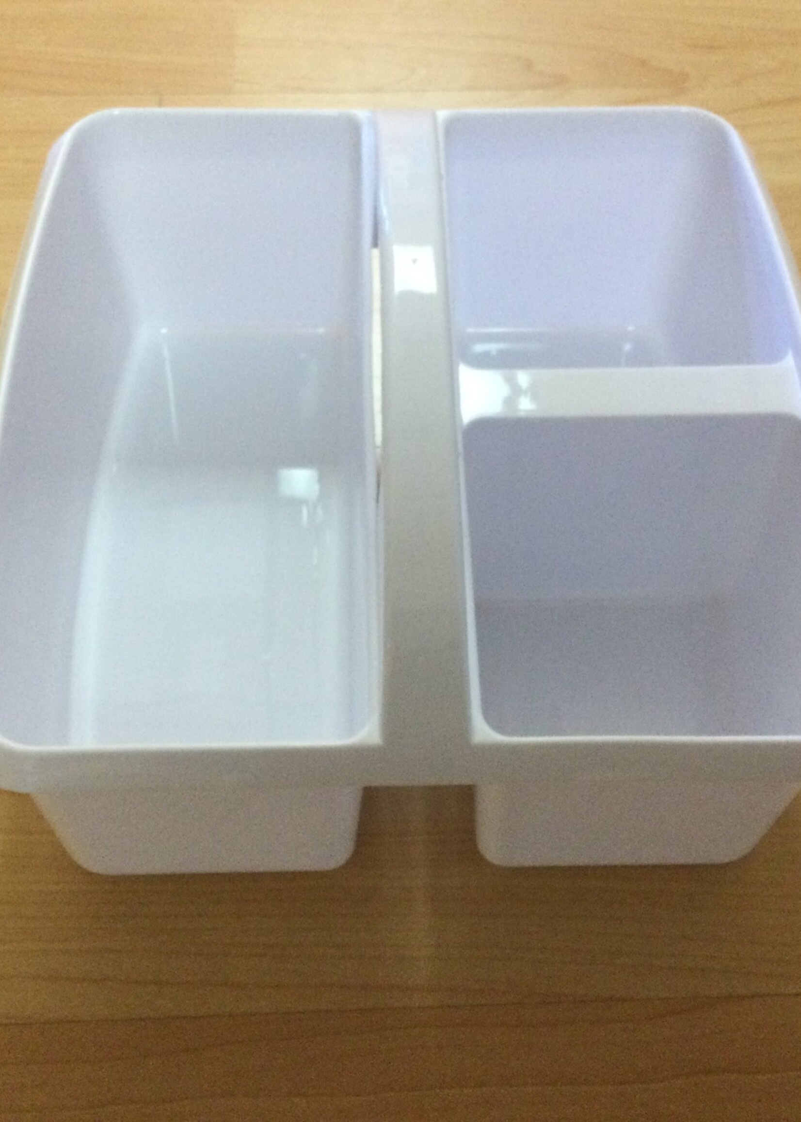 White Plastic Storage Caddy