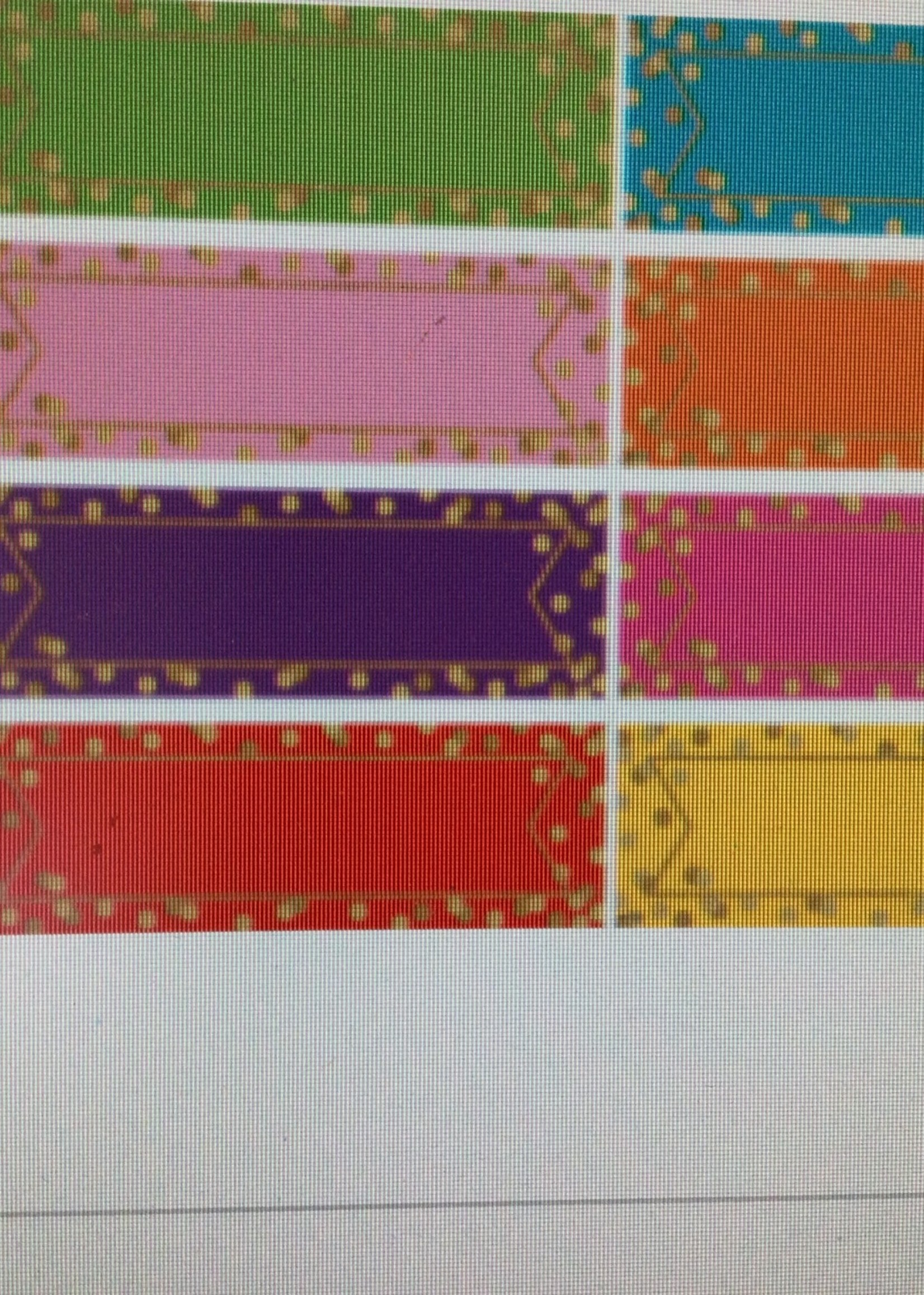 Confetti Magnetic Labels 20pc