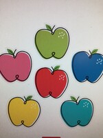 Doodle Apples Asst. Cutouts 36pc