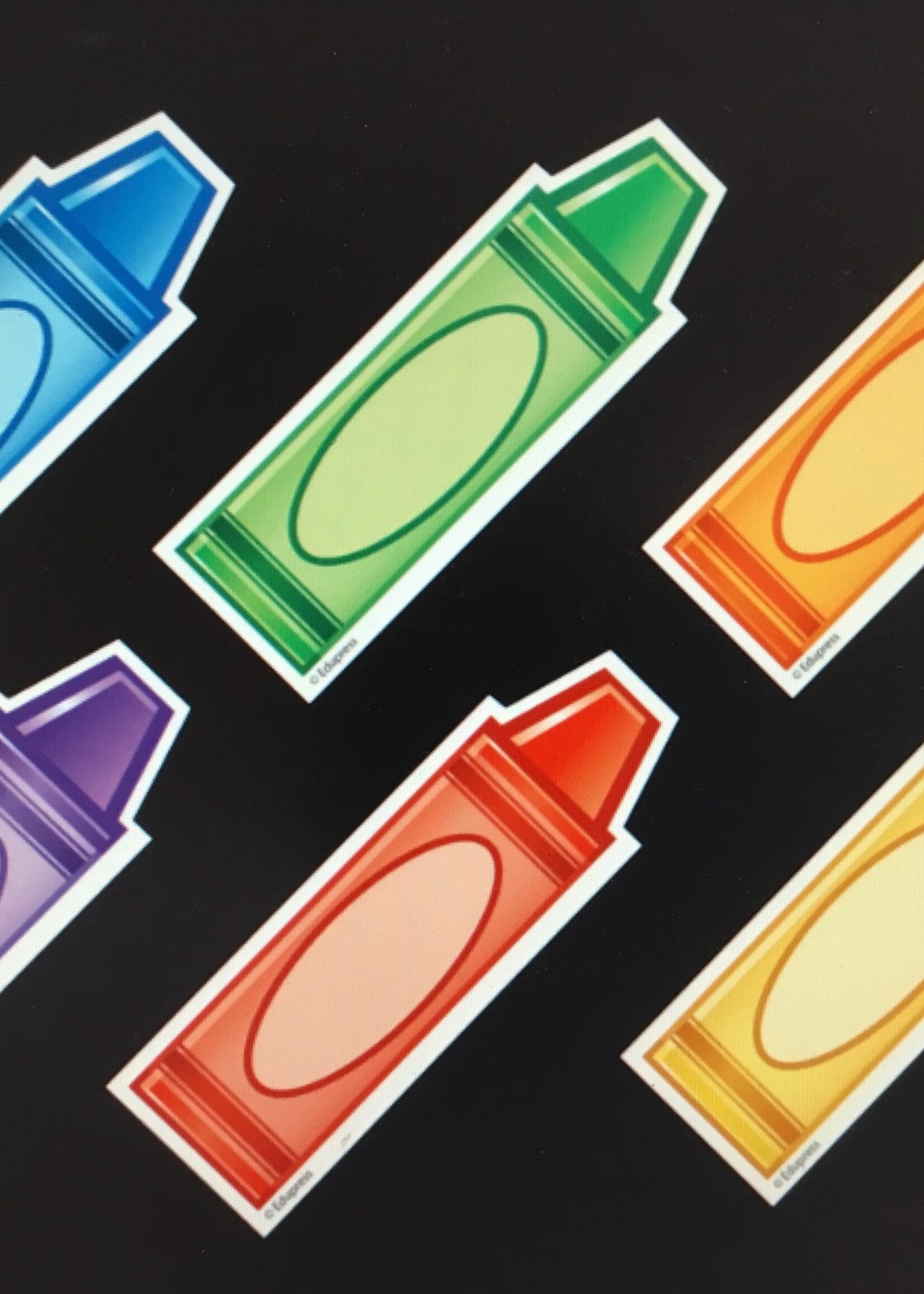 Crayon Mini Cutouts 36pc