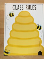 Busy Bees Class Rules Chart