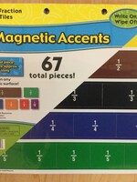 Fraction Tiles Magnetic Accents 67pc
