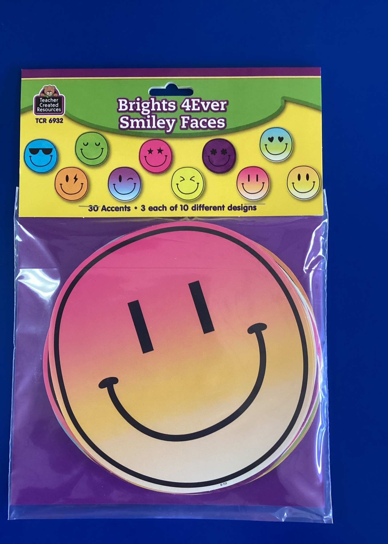 Brights 4Ever Smiley Faces Cutouts 30pc