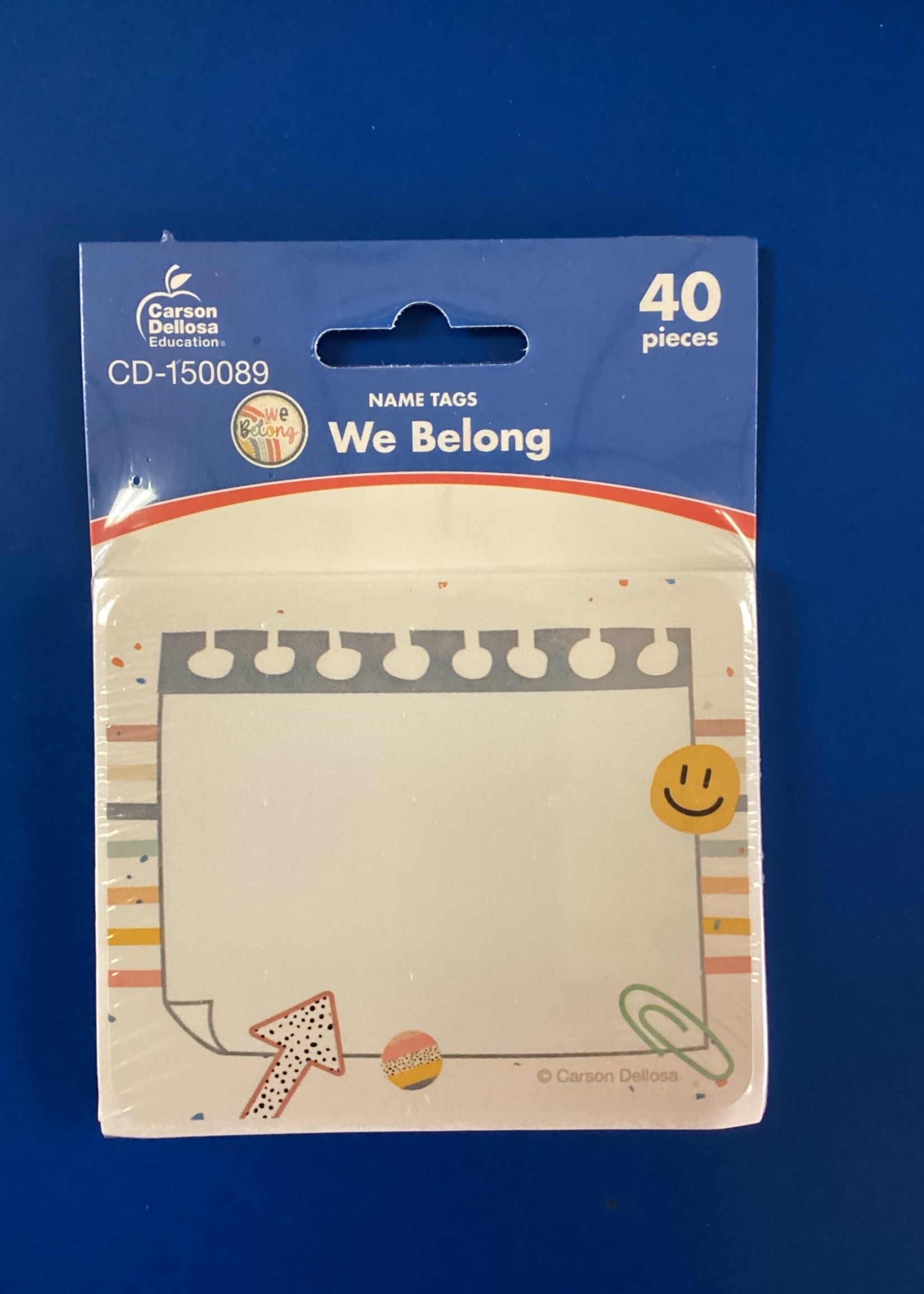 We Belong Name Tags 40pc