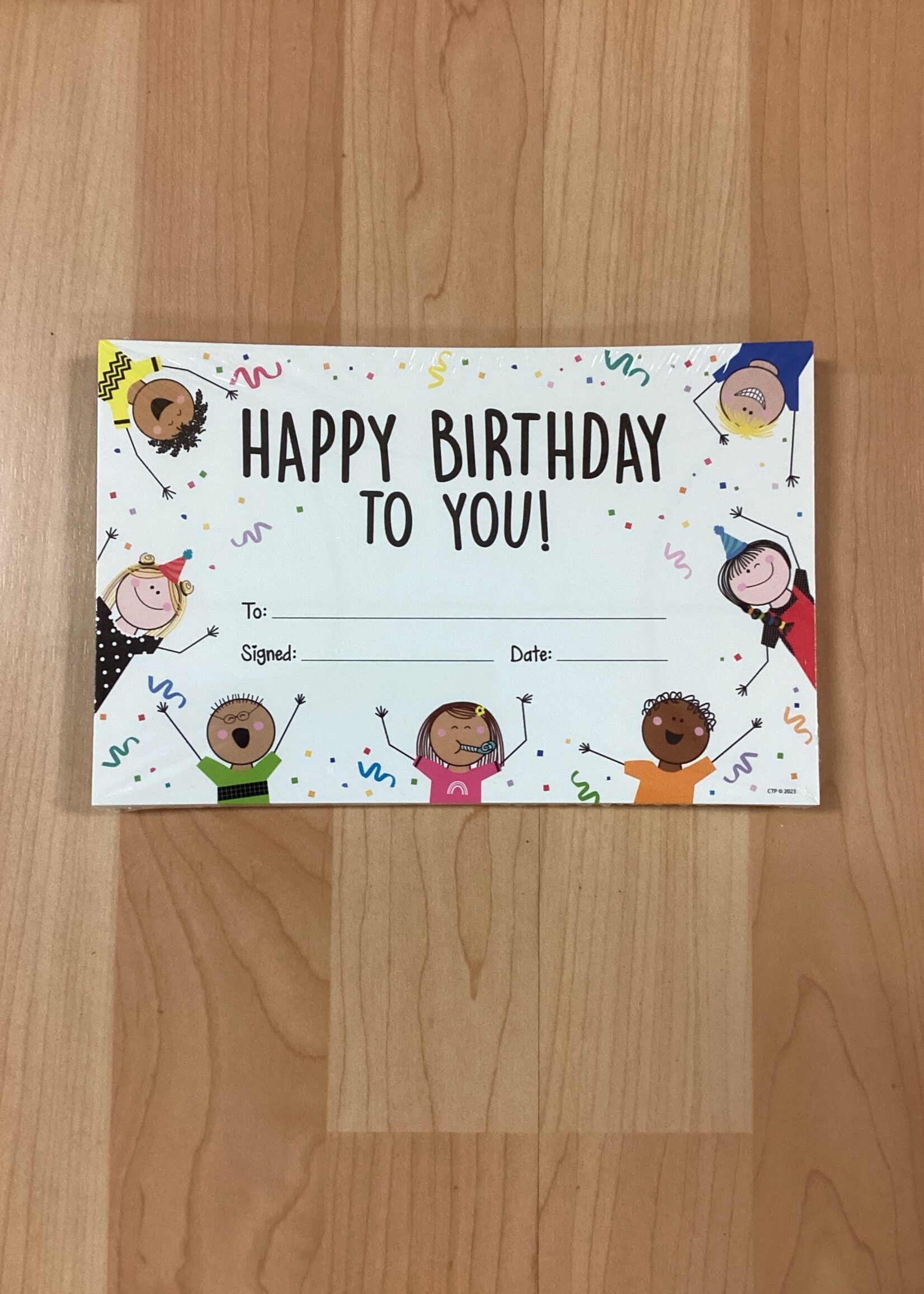 Stick Kids Happy Birthday To You  Award 30 pk