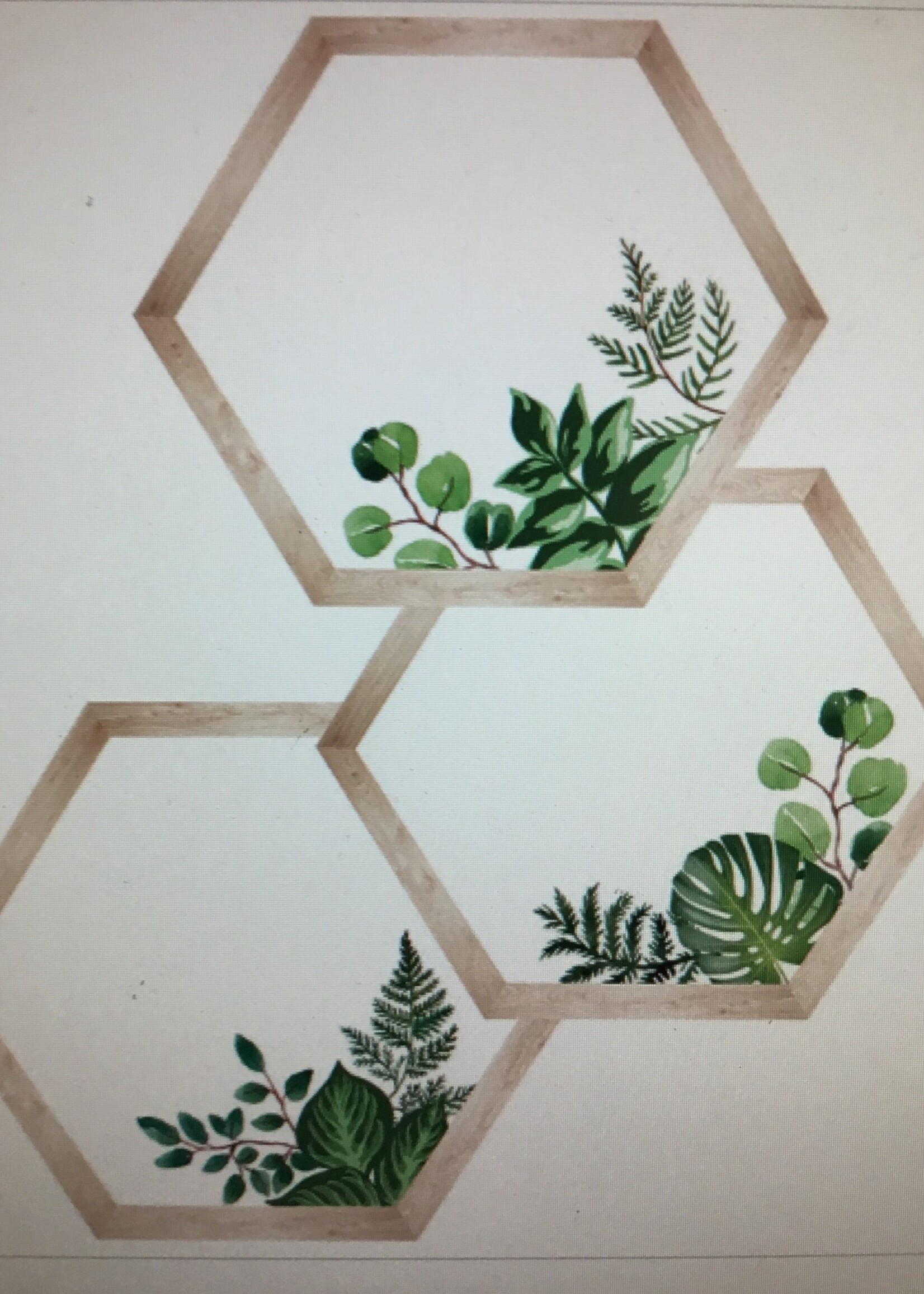 Schoolgirl Style Simply Boho Hexagon Cutouts 36pc