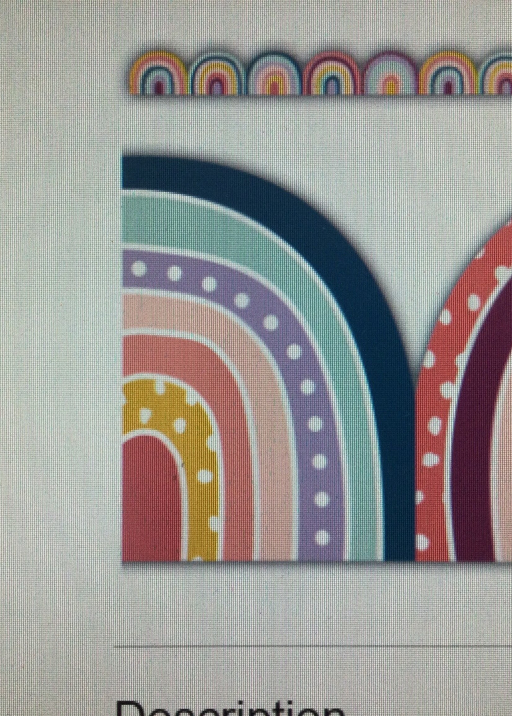 Oh Happy Day Rainbow Border 35'