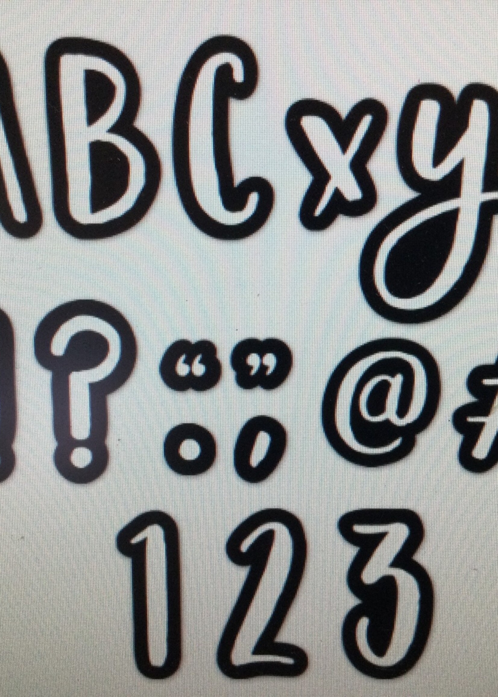 Classroom Cafe 4" Letters 212pc