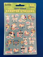 Fruit Punch Zebras Scented Stickers 80pc