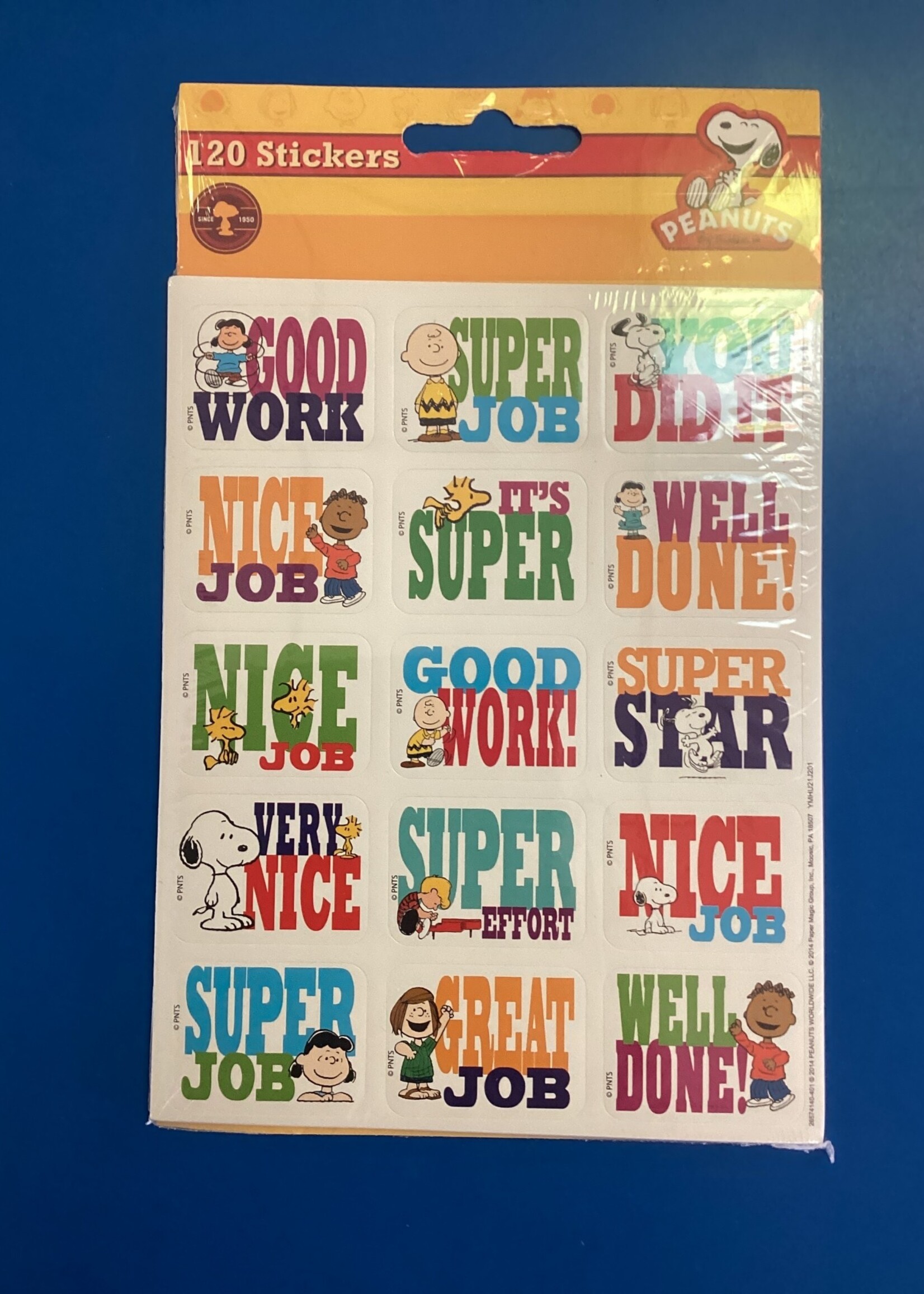 Peanuts Success Stickers 120pc
