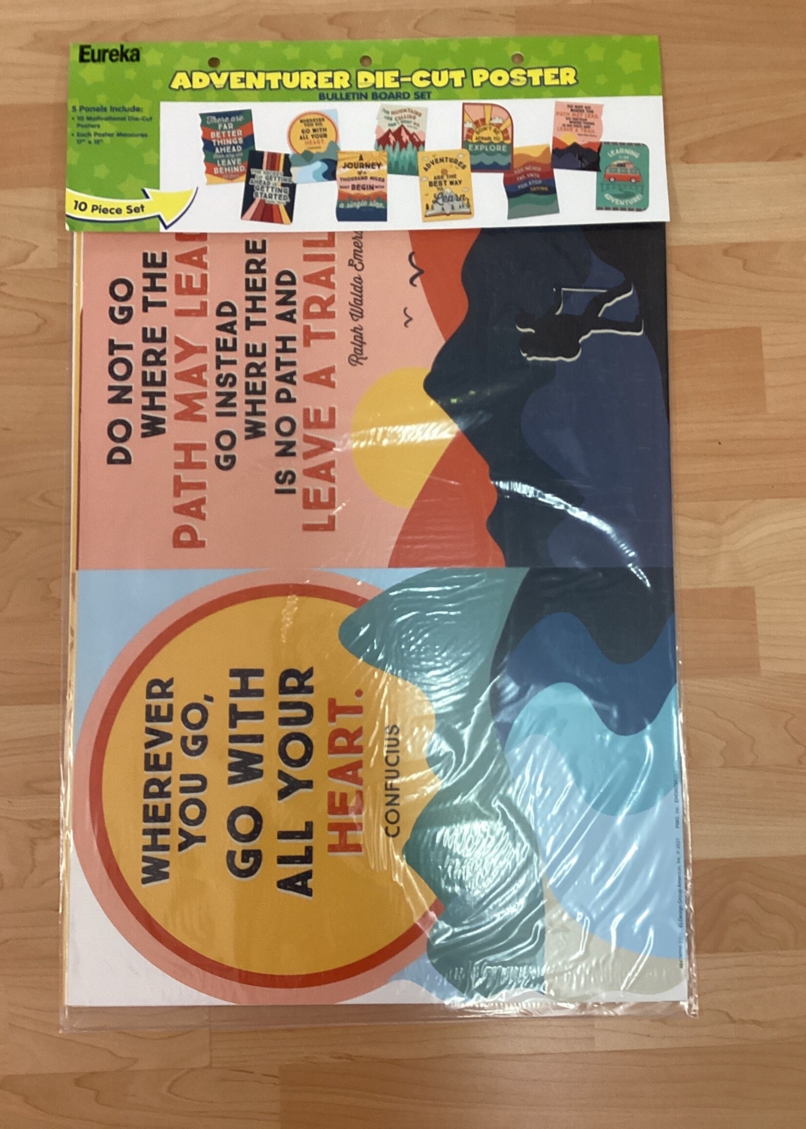 Adventurer Die Cut Poster Set 10pc