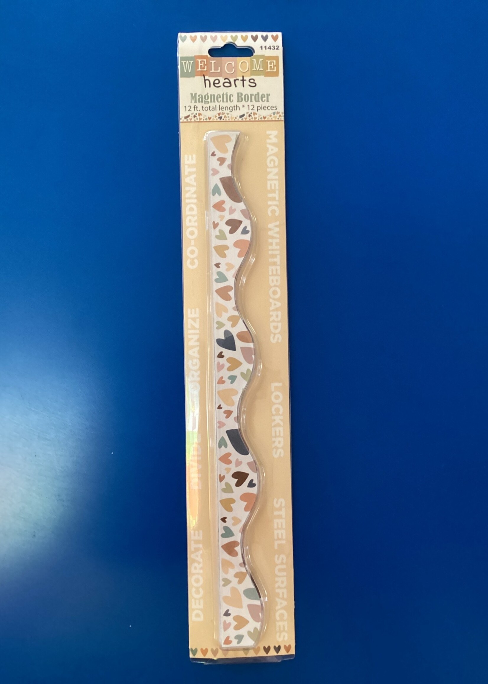 Welcome Hearts Magnetic Border 12'