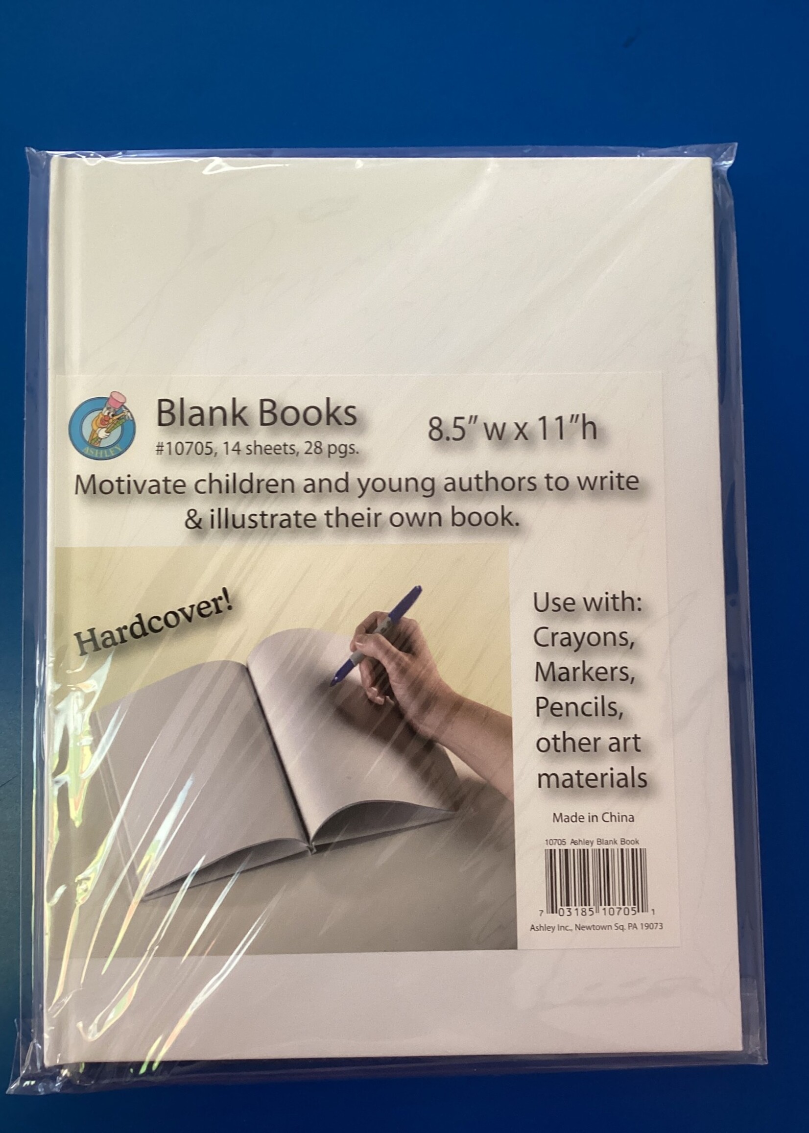 Blank Book -White  8.5"x11" 14 sheets